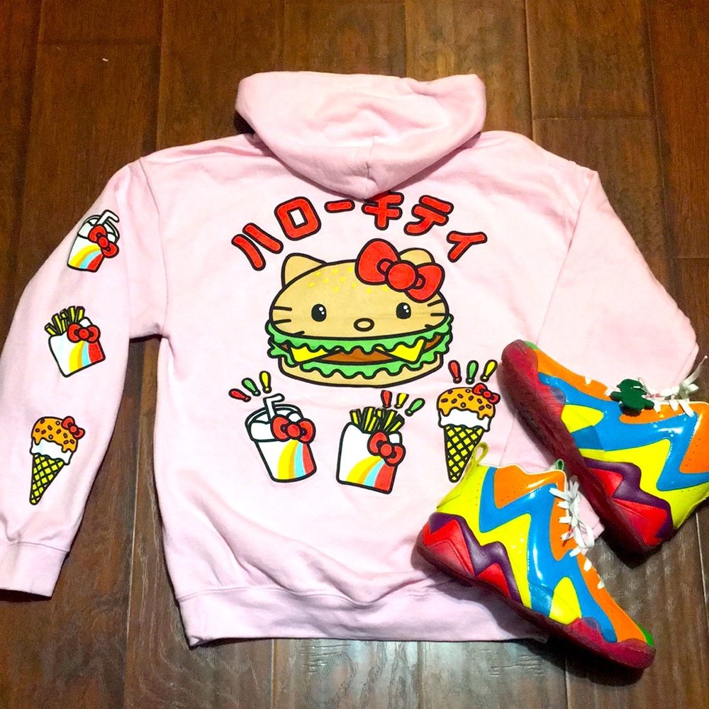Pink unisex Hello Kitty Hoodie